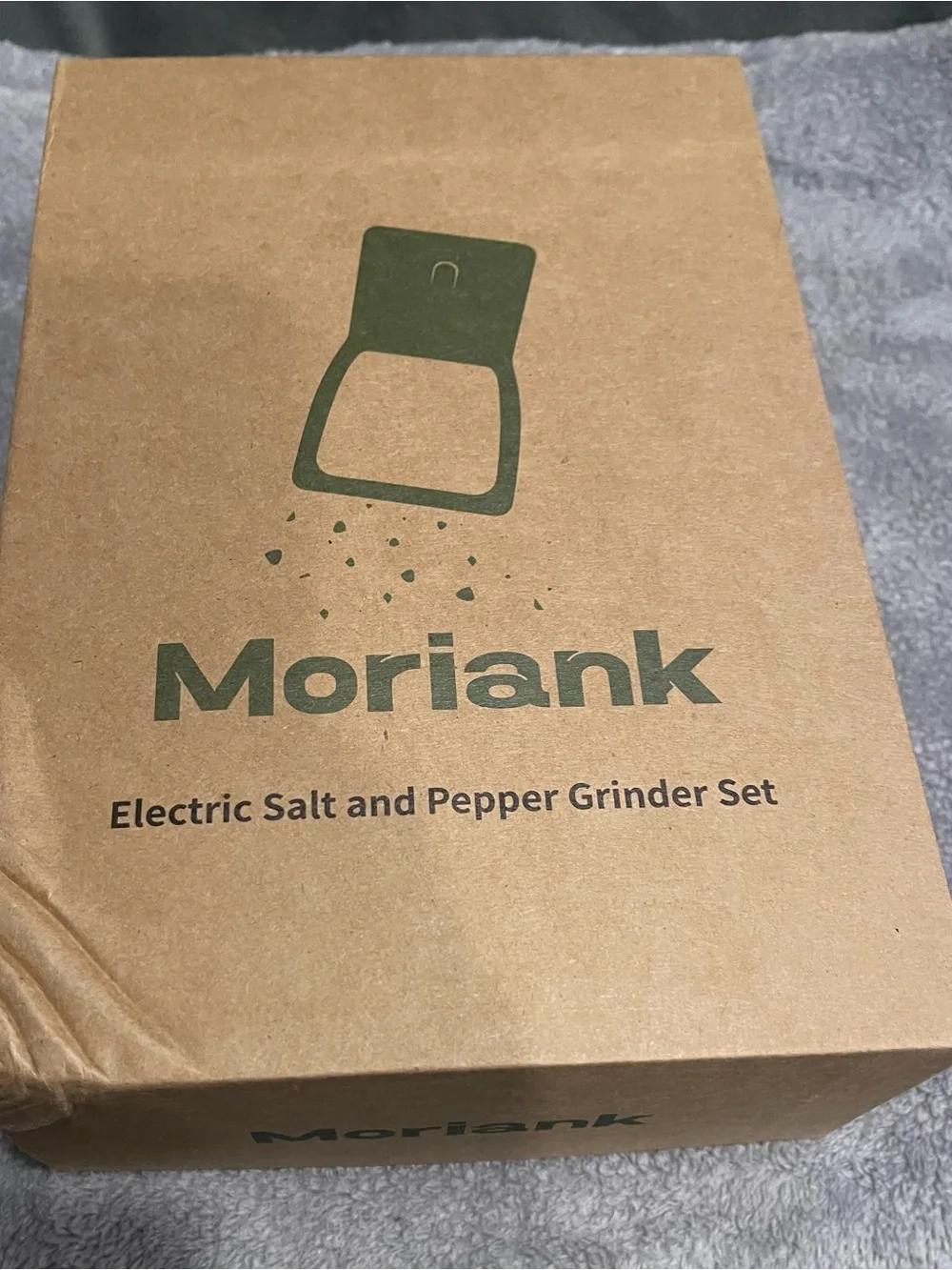 Moriank Electric Salt and Pepper Grinder Set